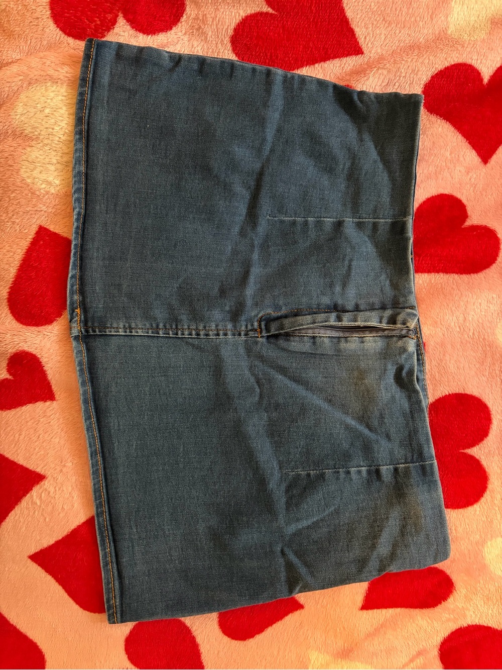 Classic Blue Denim Mini Skirt